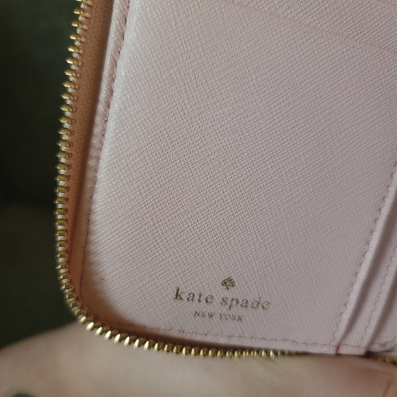 Kate Spade Pink Cedar Street Laurie Tech Leather Wristlet - Picture 12 of 16